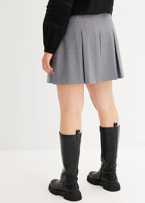 Minikjol av viskosmix, bonprix