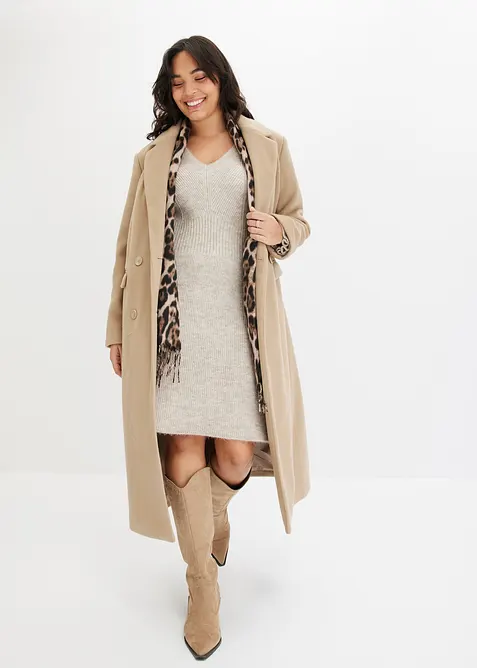 Stickad kl&auml;nning, bonprix