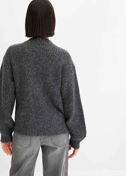 Cardigan med dekorativa knappar, bonprix