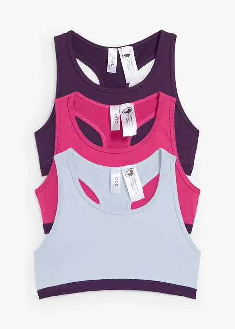 BH-topp med mjuk bomull (5-pack), bonprix