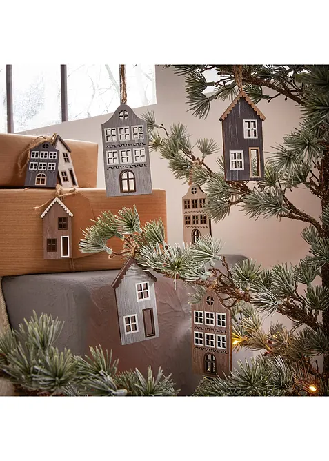 Hängande prydnadshus (8-pack), bonprix