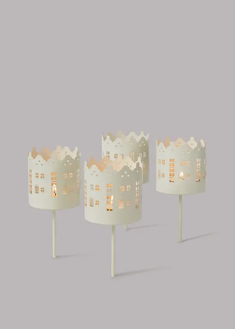 Ljush&aring;llare f&ouml;r adventskrans (4-pack), bonprix