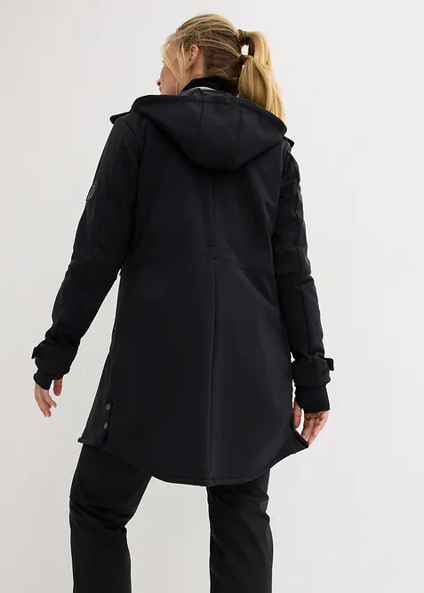 Extra stretchig, vattenavvisande softshellparkas, bonprix