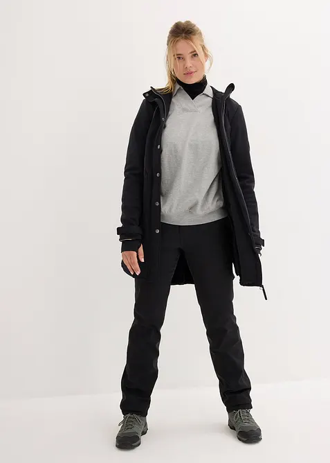 Extra stretchig, vattenavvisande softshellparkas, bonprix