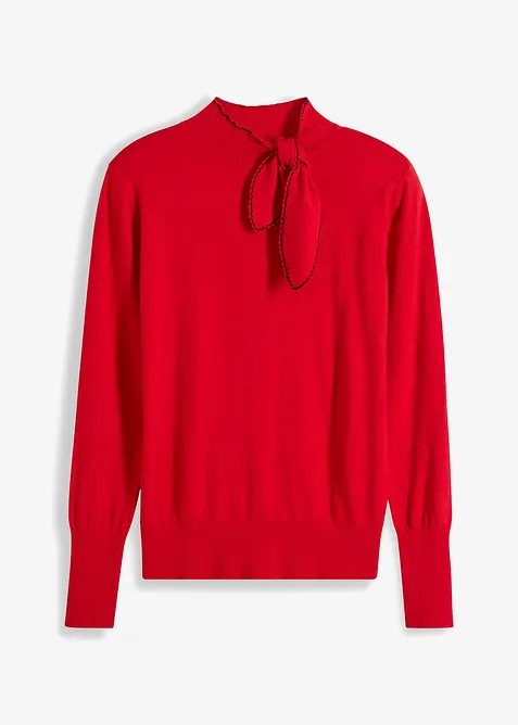 Tröja med knytband, bonprix