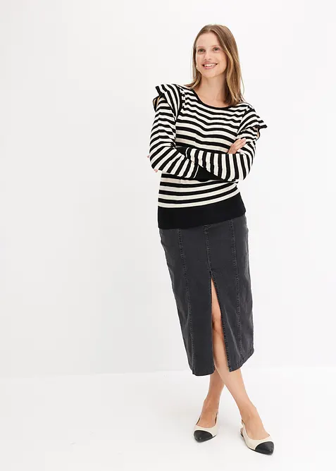 Tröja i mjuk viskosmix, bonprix