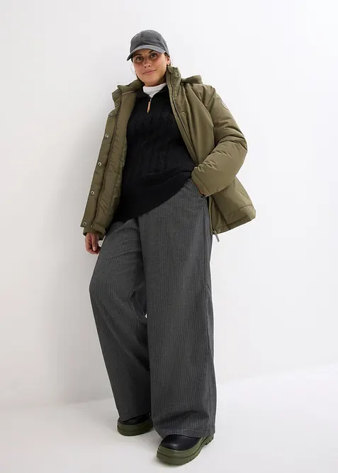 Vinterjacka med p&aring;sydda fickor, bonprix