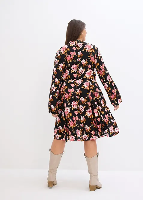 Skjortkl&auml;nning i viskos, bonprix