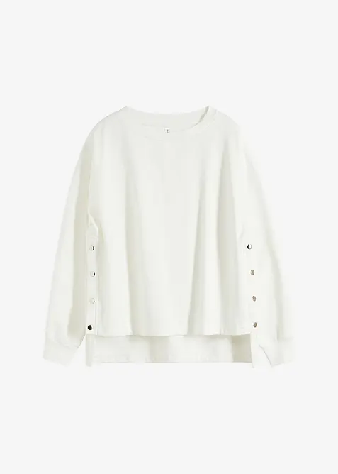 Oversizesweatshirt av ren ekologisk bomull, bonprix