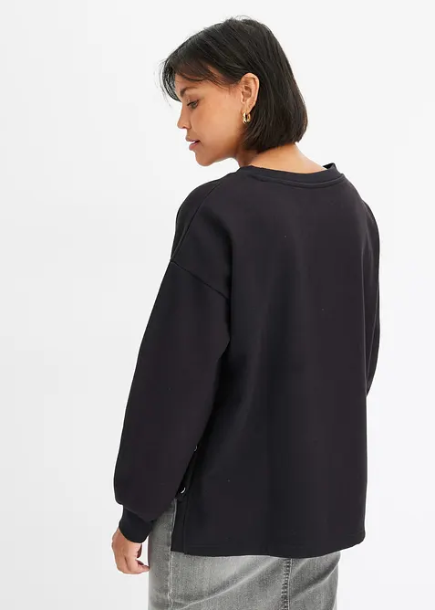 Oversizesweatshirt av ren ekologisk bomull, bonprix