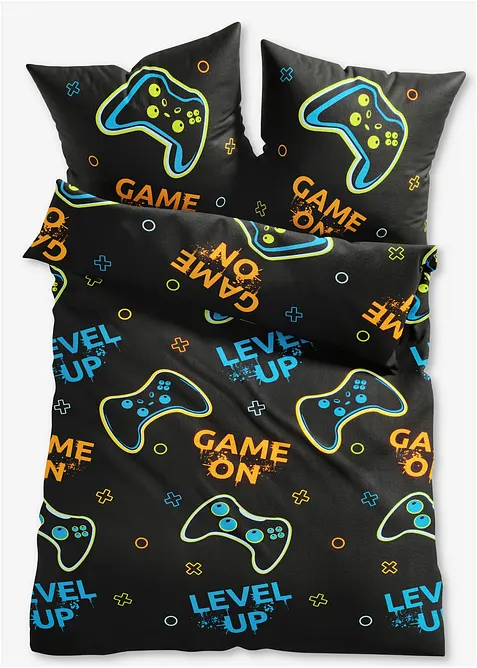 Påslakanset med gamer-mönster, bonprix