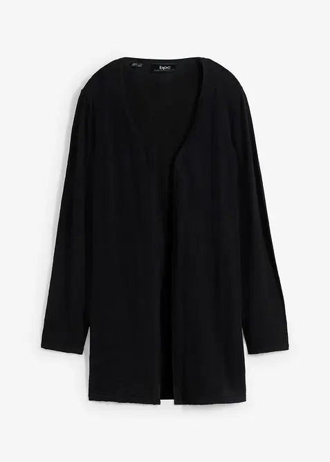 Cardigan i slubgarn av bomull, bonprix