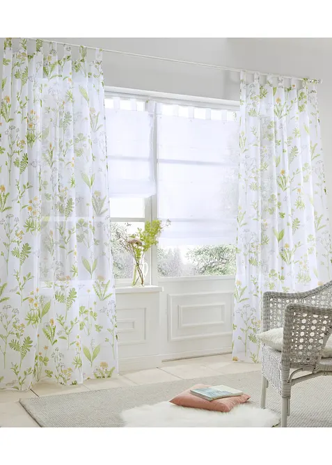 Hissgardin i tunn voile, bonprix