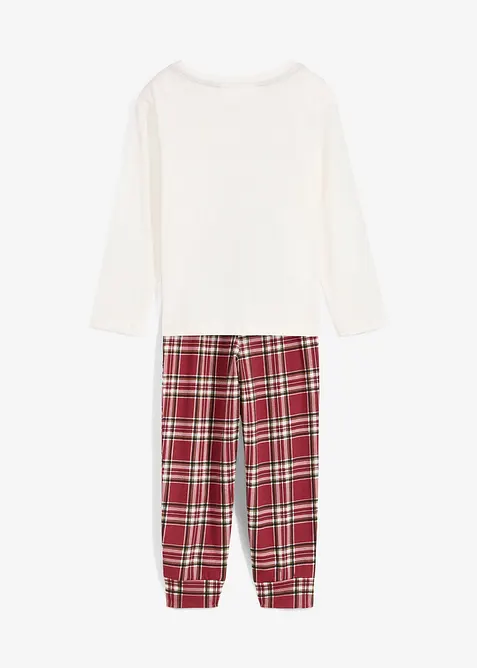 Pyjamas i ekologisk bomull (2 delar), bonprix