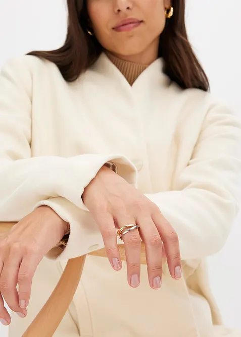 Omlottring i rostfritt stål, trefärgad, bonprix