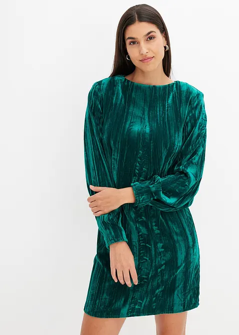 Minikl&auml;nning i sammet, bonprix