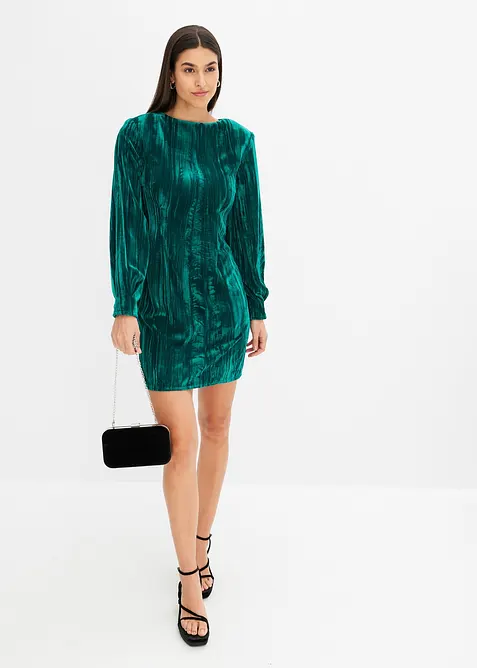 Minikl&auml;nning i sammet, bonprix