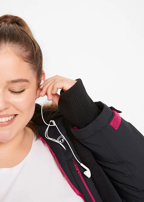 Vattentät funktionsparkas, vadderad, bonprix