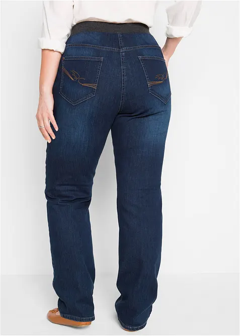 Boyfriend Jeans Mid Waist, med bekväm midja, bonprix