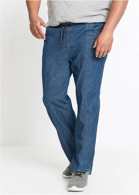 Dra på-byxa, Classic Fit, Straight, bonprix