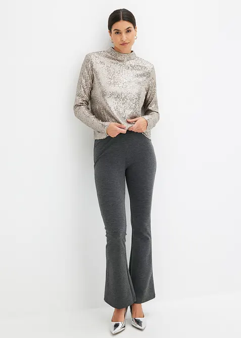 Blus med paljetter, bonprix