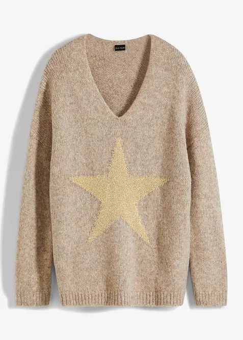 Tröja med stjärna, bonprix