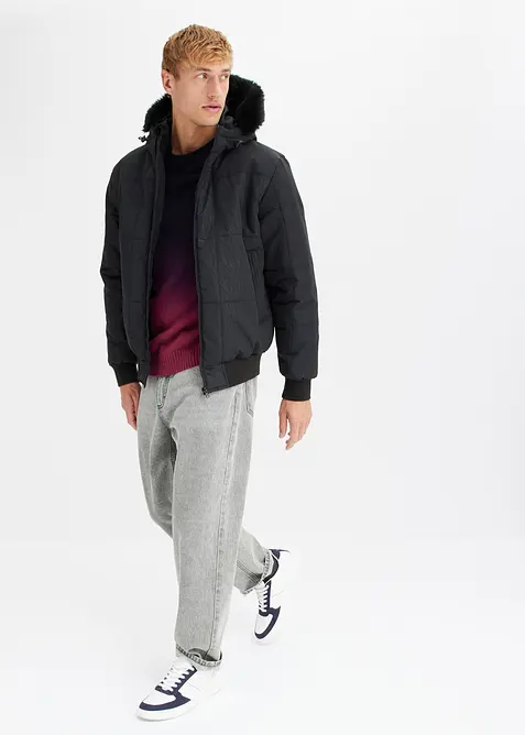 Finstickad tröja med olika färgnyanser, bonprix