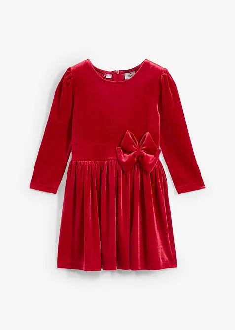 Sammetskl&auml;nning f&ouml;r barn, bonprix