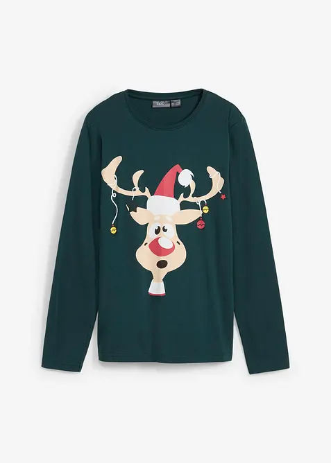 Långärmad barntröja, ekologisk bomull, bonprix