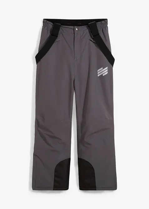 Vattentät funktionsbyxa med hängslen och värmande foder, bonprix