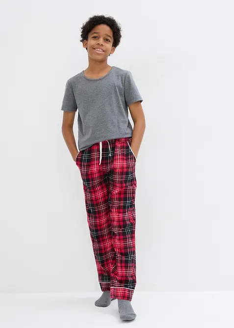 Pyjamasbyxa i flanell, bonprix