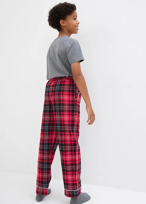 Pyjamasbyxa i flanell, bonprix