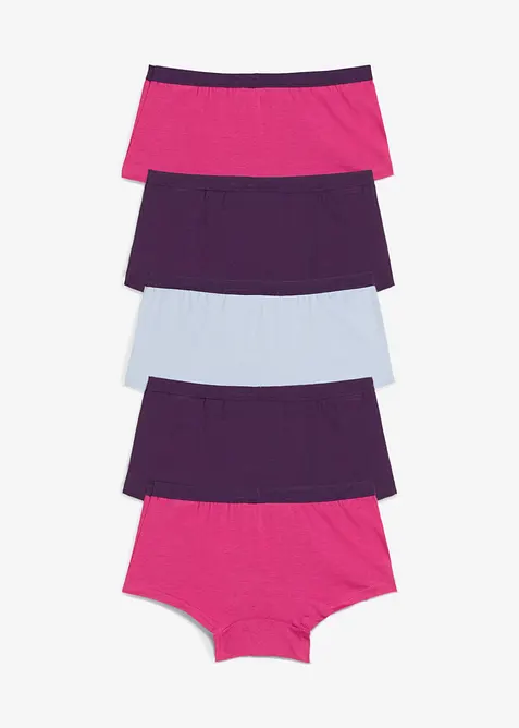 Hipstertrosa med mjuk bomull (5-pack), bonprix