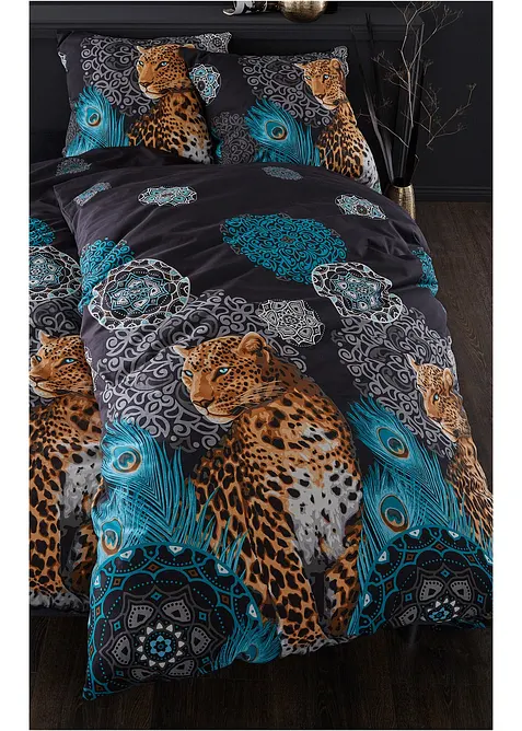 P&aring;slakanset med leopard, bonprix