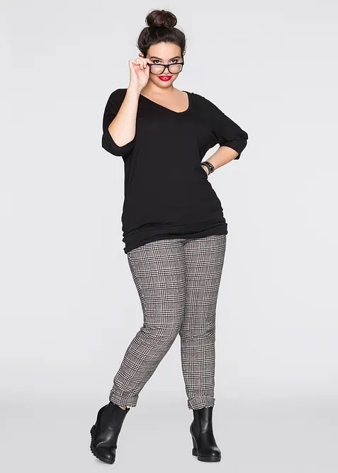 Oversizetopp av viskos med mjukt fall, bonprix