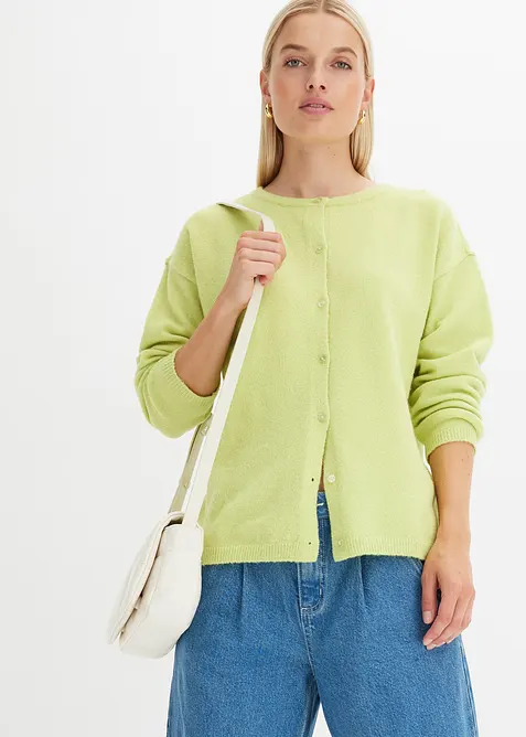 Finstickad cardigan, bonprix