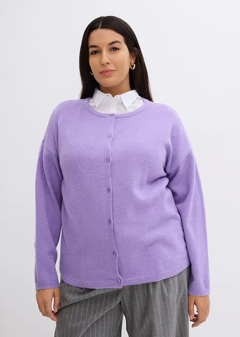 Finstickad cardigan, bonprix