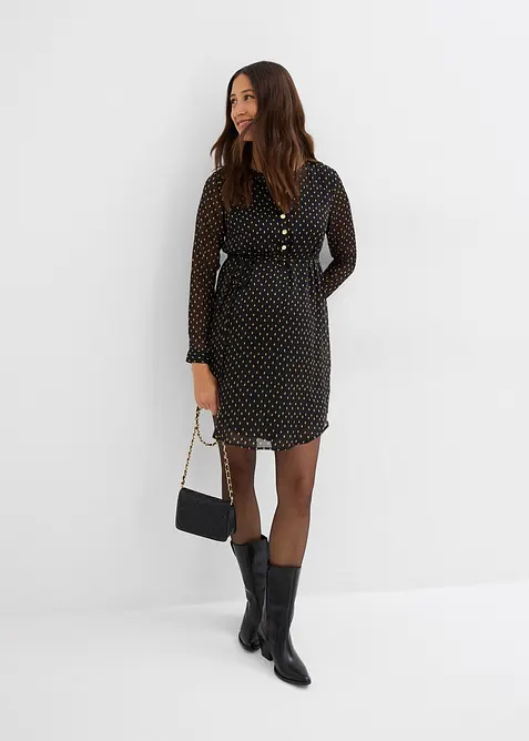 Festlig mamma-/amningskl&auml;nning i chiffong, bonprix