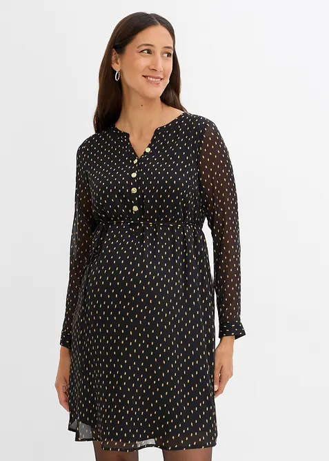 Festlig mamma-/amningskl&auml;nning i chiffong, bonprix