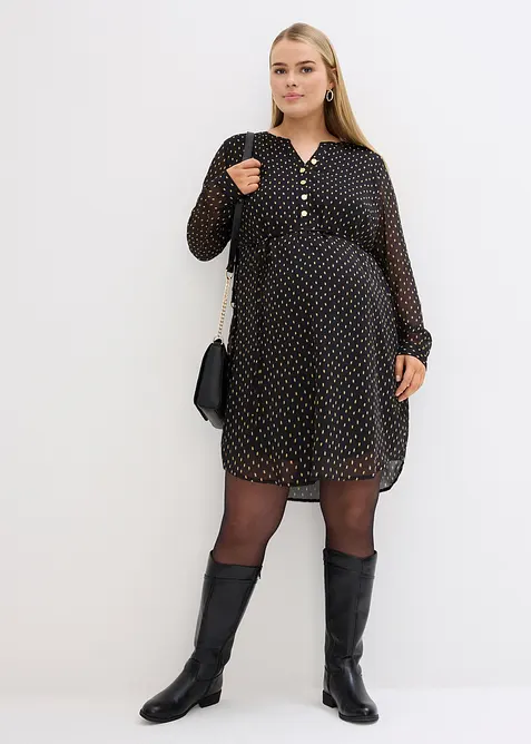 Festlig mamma-/amningskl&auml;nning i chiffong, bonprix