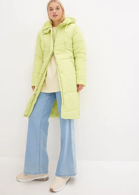 T&auml;ckkappa med teddyfodrad huva, bonprix