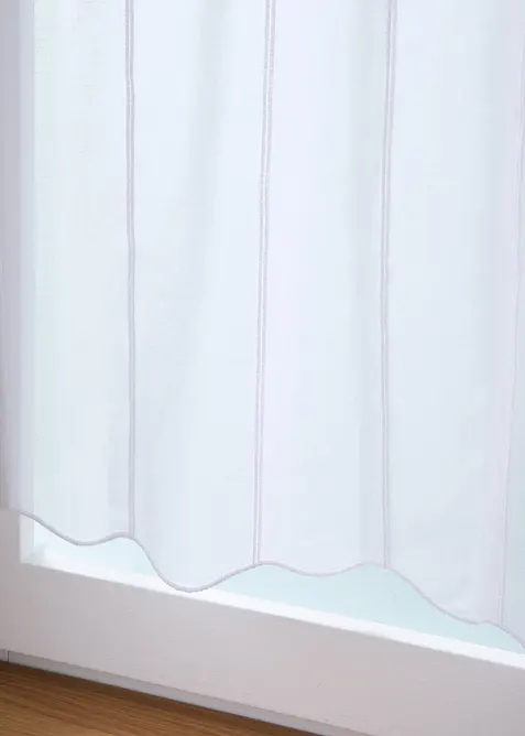 Cafégardin med broderi, bonprix