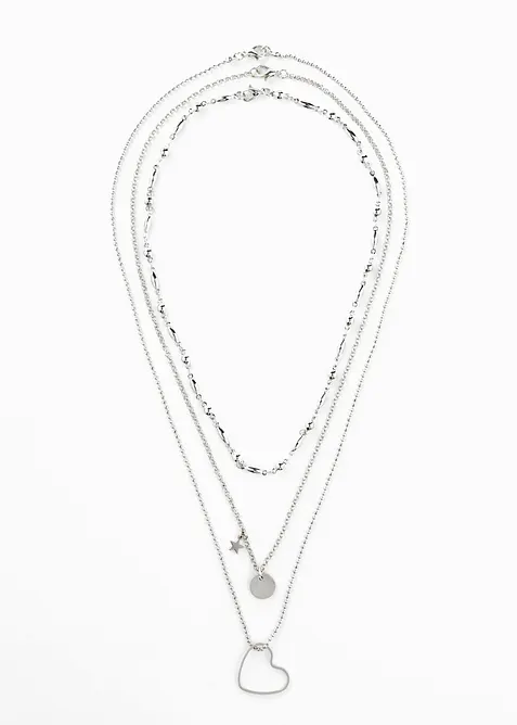 Set med halsband (3 delar), bonprix