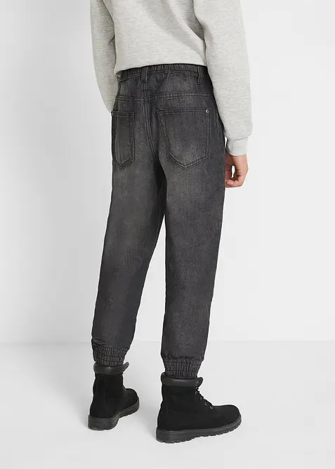 Dra på-jeans med bomull Regular Fit (2-pack), bonprix