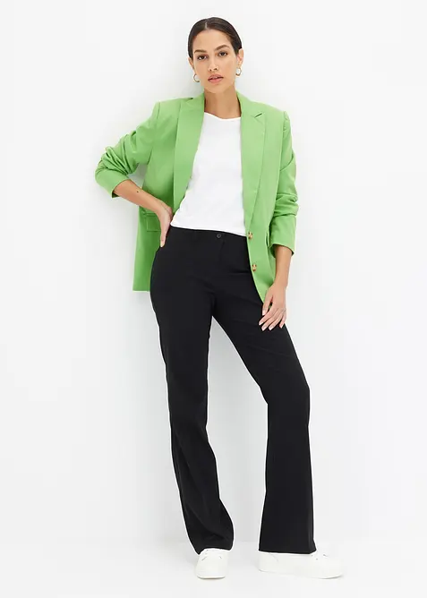 Stretchbyxa i bootcutmodell, bonprix