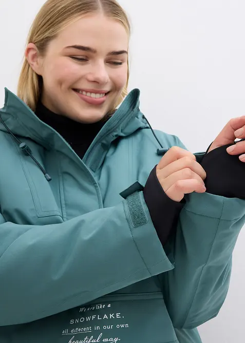 Funktionsanorak med fleecefoder, vattentät, bonprix