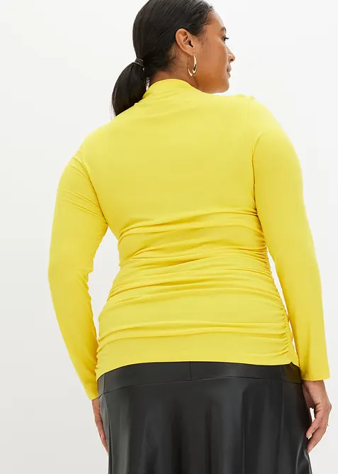 T-shirt med rynkning, bonprix