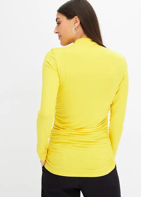 T-shirt med rynkning, bonprix