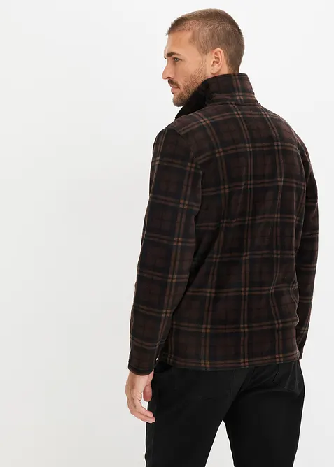 Fleecejacka med ståkrage, bonprix