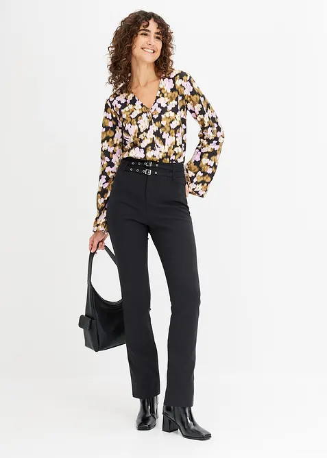 Stretchbyxa av bomull, bonprix